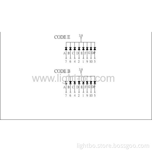 Super Bright Red 1-digit 0.8-inch Common Anode 7 Segment Led Display For Elevator Position Indicator 